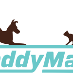 peddymark logo with a cat and dog above them